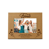 Friends Are Like Stars Wooden Photo Frame Gift